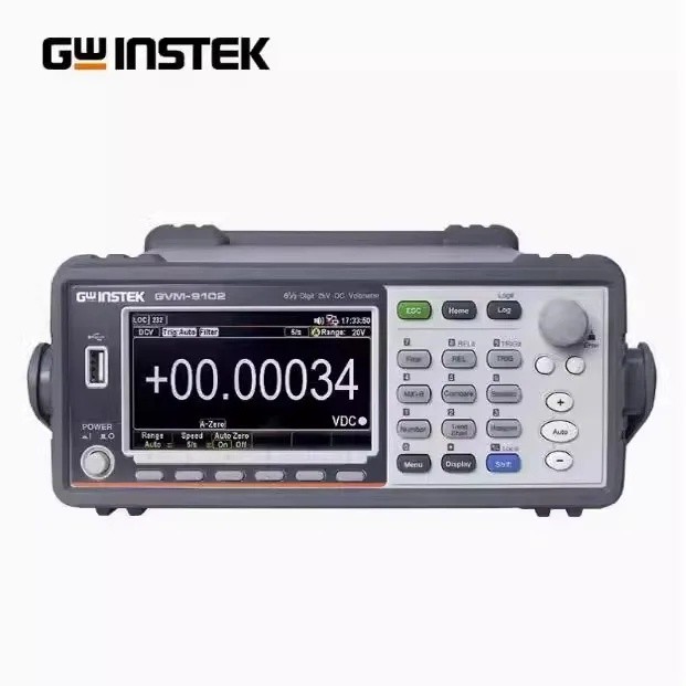 FMZA GW Instek 2kV 6 1/2 โปรแกรมความแม่นยําสูงดิจิตอล DC โวลต์มิเตอร์ GVM-9102