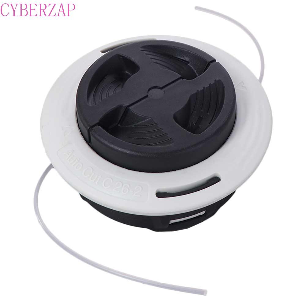CYBERZAP หัวเครื่องตัดหญ้า, หัวทริมเมอร์สีดําที่ทนทาน, หัวสวน Adaptor แมตช์สูง C26-2 อุปกรณ์เสริมทริมเมอร์ Fs55