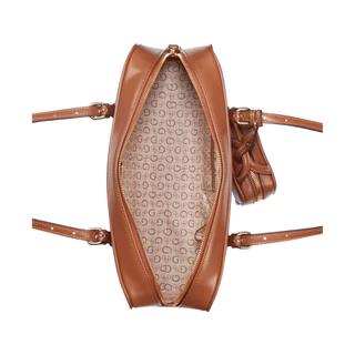 GUESS กระเป๋า รุ่น LG186609 JUSTINA SHOULDER SATCHEL สีน้ำตาล