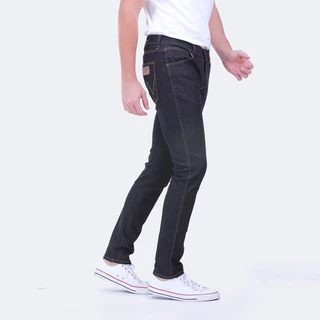 WRANGLER กางเกงยีนส์เอวต่ำทรงรัดรูป BRYSON รุ่น WR WR14X23N แรงเลอร์ กางเกงยีนส์ เสื้อผ้าผู้ชาย กางเกงผู้ชาย DENIM