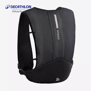 Decathlon Running Trail Run Bag 5L Essential Cn เป้น้ำวิ่งเทรลขนาด 5 ลิตร - Black
