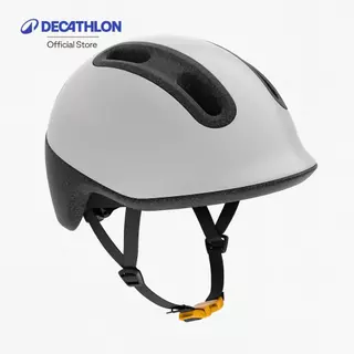 Decathlon Baby And Child Bike Helmet หมวกกันน็อคจักรยาน ขนาด 44-55 ซม. สำหรับทารกและเด็ก รุ่น Play 100 - Grey