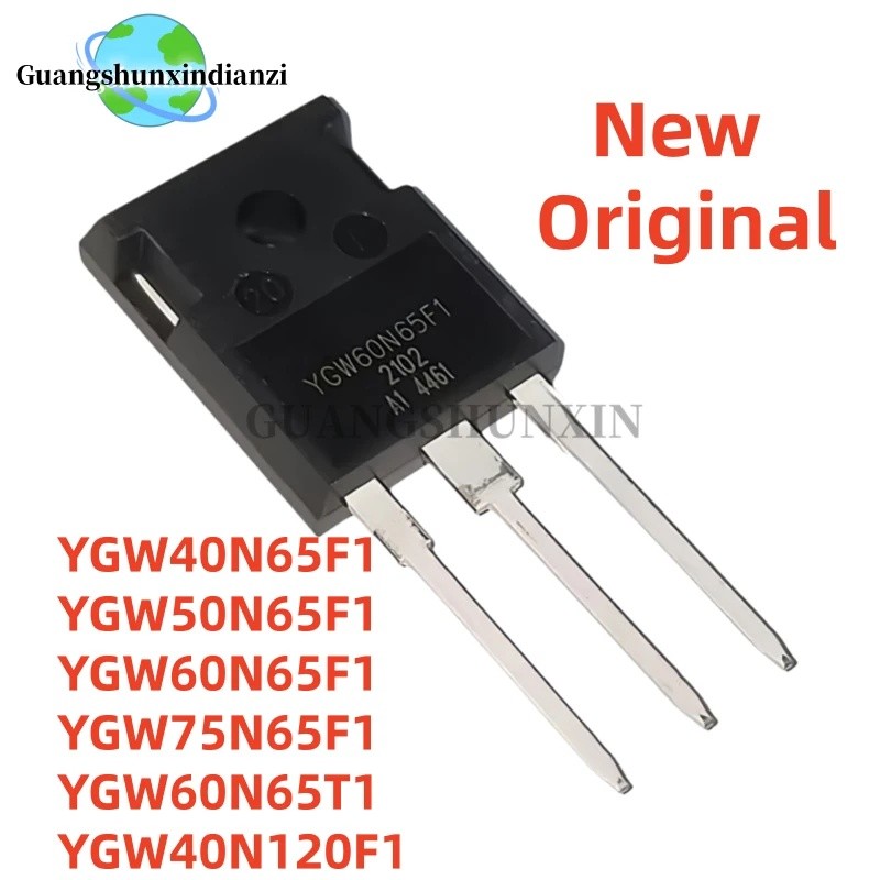 1-5PCS YGW40N65F1 YGW50N65F1 YGW60N65F1 YGW75N65F1 YGW60N65T1 YGW40N120F1 TO-247 ขายส่ง Field Effect