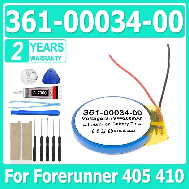 361-00034-00 PD3048 PD 3048 แบตเตอรี่สําหรับผู้เบิกทาง Garmin 405 410 405CX 410CX กีฬานาฬิกาแบตเตอรี
