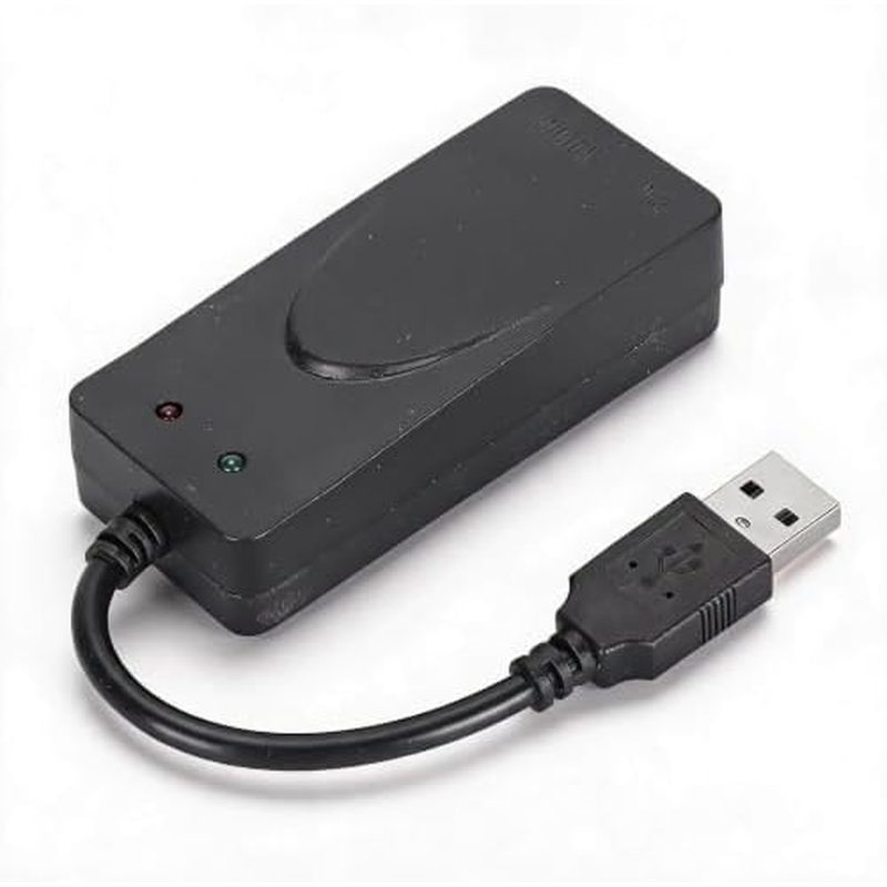 Pomya USB 56K ภายนอก Dial Up Fax Data Modem, USB Fax Modem พร้อมพอร์ต RJ11 คู่และผู้โทร ID รองรับ, ส