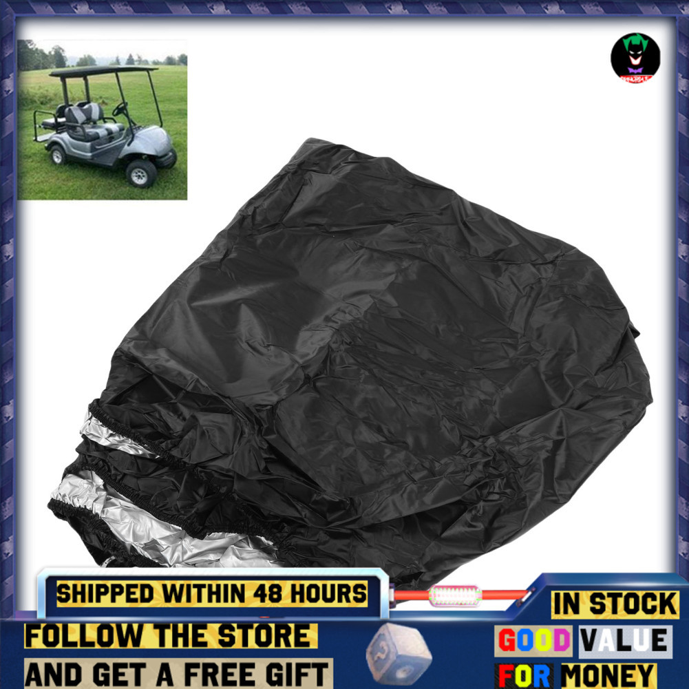 Sinhopsa Odorkle รถกอล์ฟ 112x48x66 นิ้ว Weatherproof Oxford ผ้าสำหรับ EZ GO Club Car 4 ผู้โดยสาร