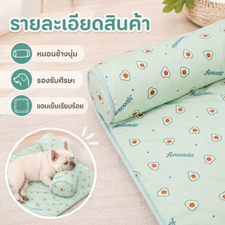 SKISOPGO Pet Cool mat แผ่นทำความเย็น แผ่นเจลเย็น ที่นอนเย็น เบาะนอนเย็น สำหรับสุนัขและแมว ขนาดS/L