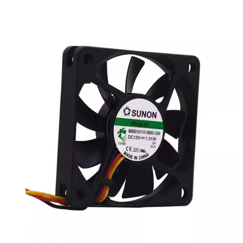 Jianzhun SUNON 12V 1.01 W 6010 MB60101V2-0000-G99 6CM พัดลมเงียบบางเฉียบ