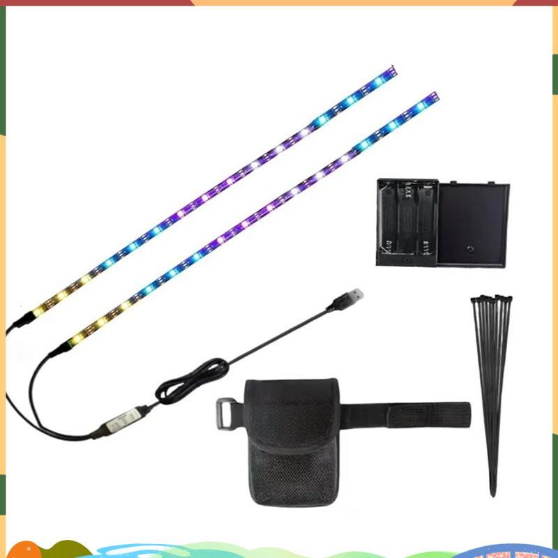 ไฟ LED Strip RGB ไฟ LED Strip RGB สําหรับสกู๊ตเตอร์จักรยานไฟเตือนเพื่อความปลอดภัยสําหรับขี่กลางคืนแข