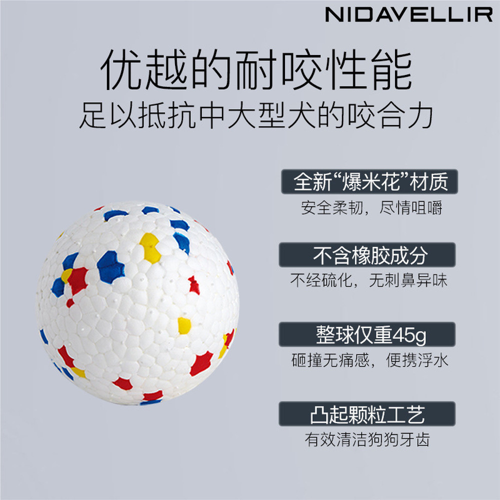 [Jiangsu Nida Viller] Cross-Border Amazon ETPU Molar Dog อุปกรณ์สําหรับสัตว์เลี้ยงลูกบอลของเล่น