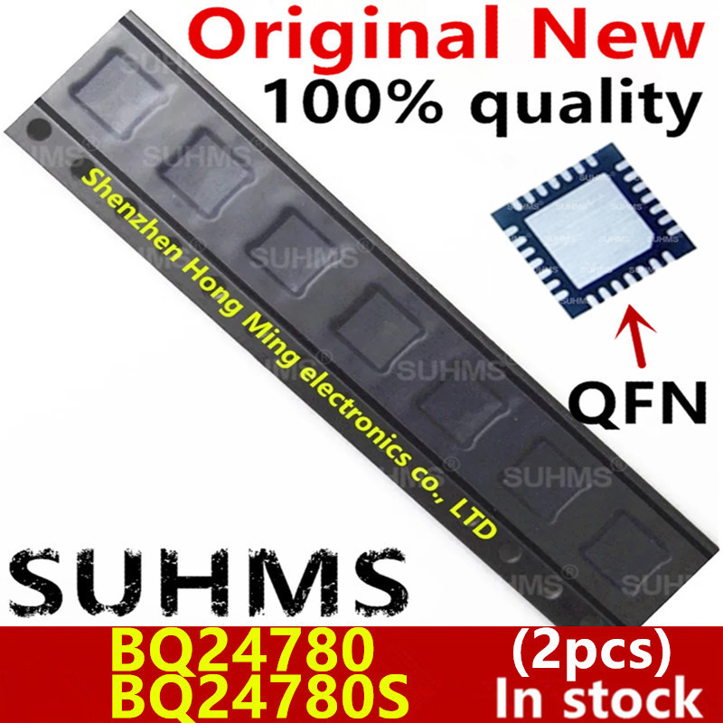 (2 ชิ้น) 100% ใหม่ 24780S BQ24780S XQ24780S 24780 BQ24780 BQ24780RUYR PQ24780 QFN-28 ชิปเซ็ต
