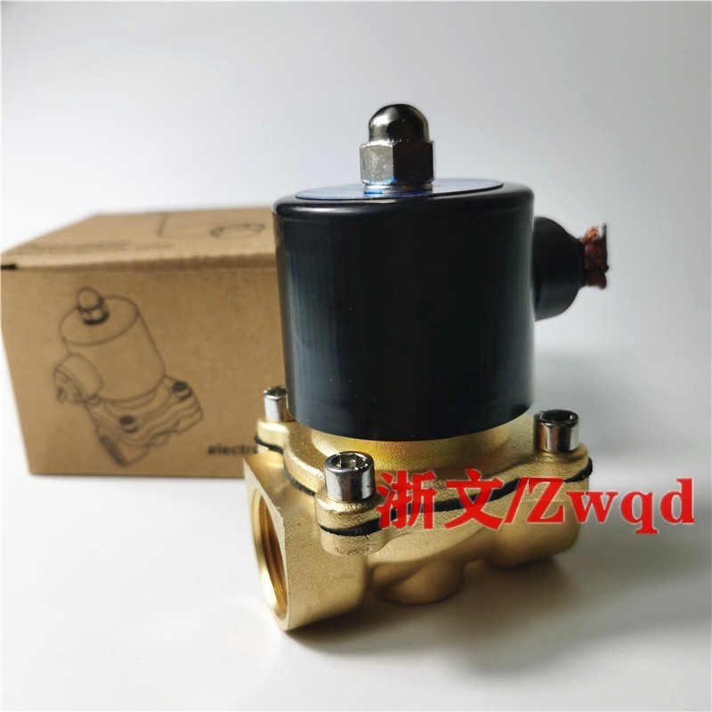 วาล์วโซลินอยด์ระบายน้ำแบบท่อ 2W160-15 2W-160-10 2W200-20 2W250-25 แบบปิดสองทางตามปกติ