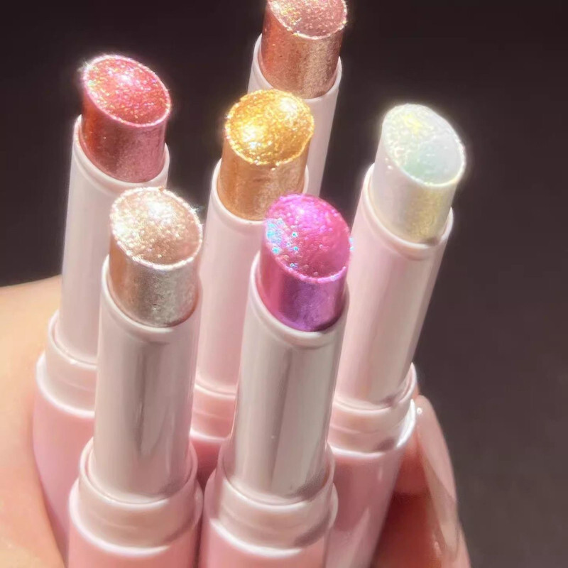新款*Eyeshadow Highlight Jelly Eyeshadow Brightening Highlight Stick กันน้ําติดทนนาน