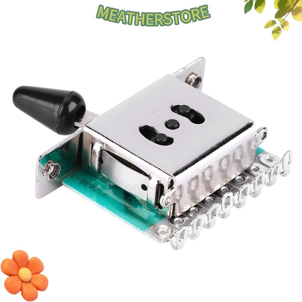 KEATHS 5-Way Pickup Selector Switch, โลหะเงินกีตาร์ Lever Switch, Professional 5-Way ตําแหน่งกีตาร์ส