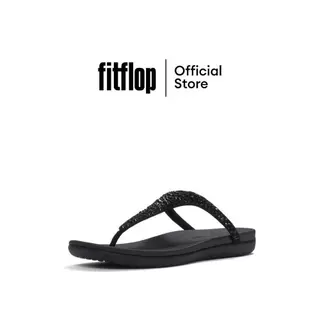 FITFLOP SOLAY MIXED-CRYSTAL T/P รองเท้าแตะแบบหูหนีบผู้หญิง รุ่น A5Y-001 สี BLACK
