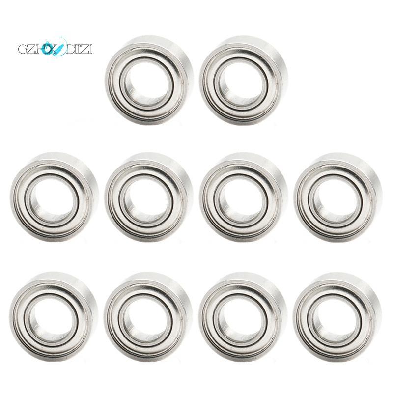 GzhxdiiziR166ZZ 4.7625x9.525x3.175 mm Miniature Ball Bearings 10pcs R166 ZZ RC รุ่นอะไหล่