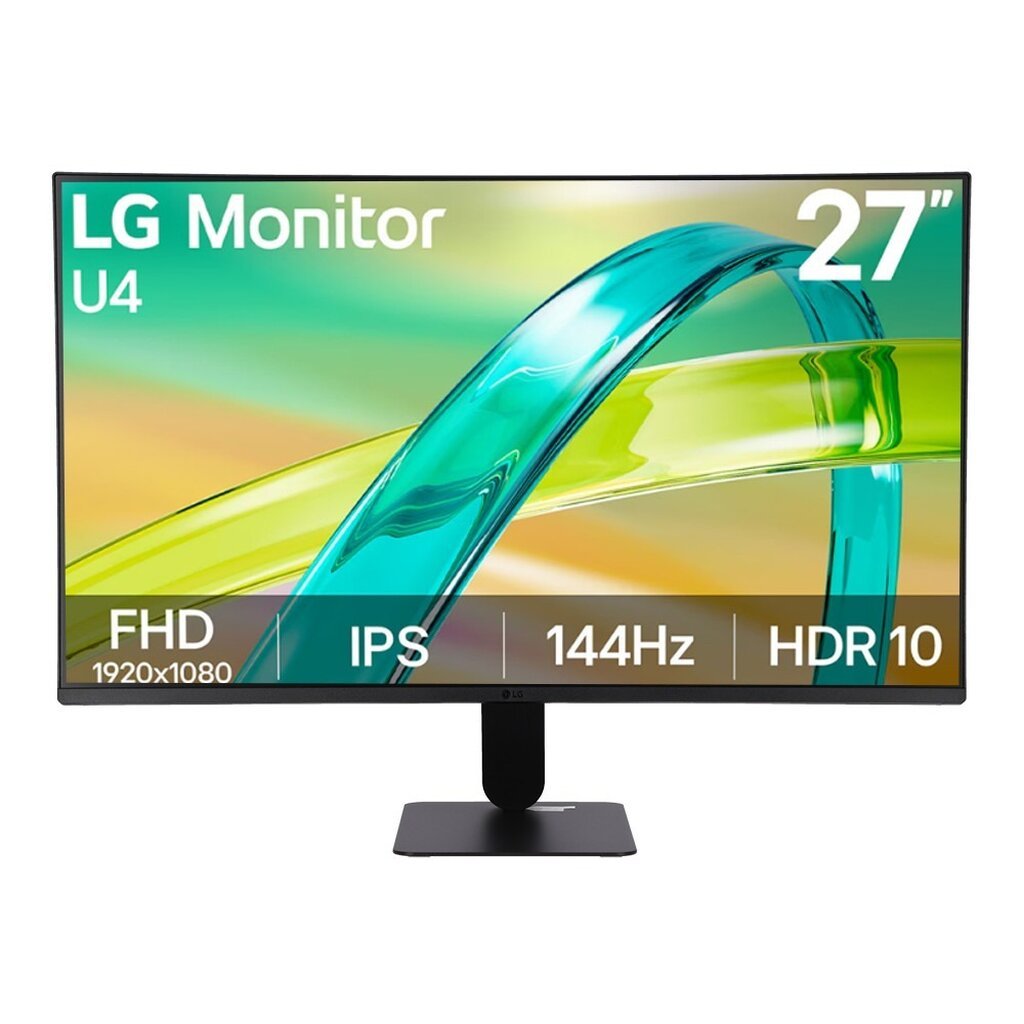 Monitor LG U4 27U411B-B - 27 Inch IPS FHD 144Hz
