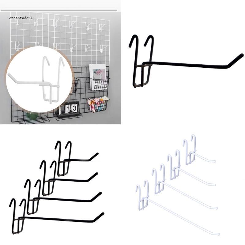 EC 10 ชิ้น Simplistic ผู้ถือเครื่องประดับสําหรับอุปกรณ์ต่างๆ Store Grid Display Hook