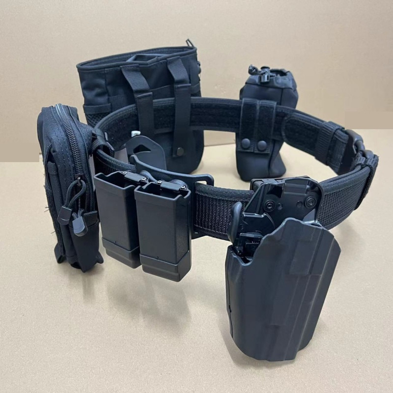 P320 เข็มขัดยุทธวิธีชุด G17 19 22 34 2011 M9A1 Quick Draw Holster Holster Black Rider DK05 แฟลชไฟฟ้า
