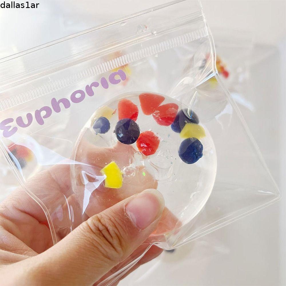 DALLAS Squishy Fidget Ball, Finger Relax Cute Clear Maltose Squishy, Creative Pinch Slow Rising Hand