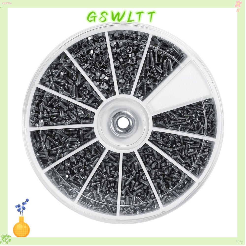 GSWLTT Fasteners Assortment Kit, Versatile Assortment for Gadgets Compact Kit for Watch Repair Small