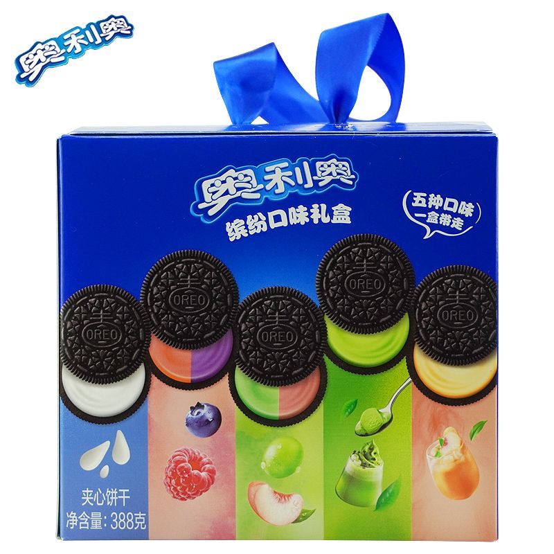 2026 สินค้าใหม่ [Oreo Sandwich Biscuits Chocolate Original Strawberry Chocolate Light Sweet Casual S