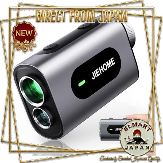 [Direct From Japan] JIEHOME Golf Rangefinder, Laser Distance Measurer, Supports up to 1000m/1093yd, 