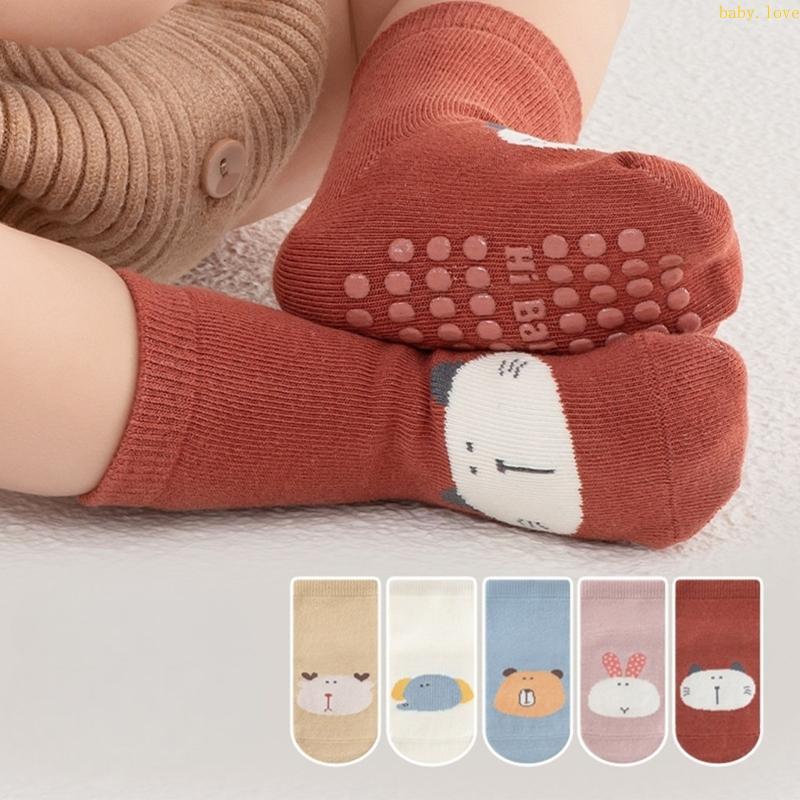 BLove* ถุงเท้ากันลื่นสําหรับเด็กทารก 1 คู่สบายสําหรับ Early Walkers Winter Collection