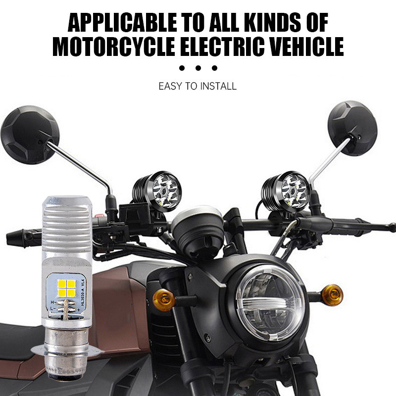 6000 KELVIN T19 M5 H6 K1 โคมไฟ LED สีขาว / MIO BEAT VARIO SUPRA GRAND JUPITER โคมไฟ LED