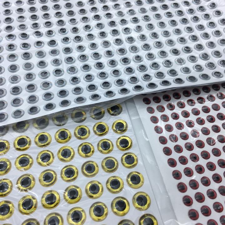 3D Lure เหยื่อปลอม Fish Eye สติกเกอร์ Bionic Fish Eye Lure สัตว์ Eye Laser Eye DIY ตกปลาอุปกรณ์ตกปลา