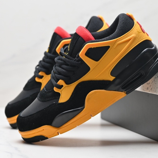 รองเท้าบาสเก็ตบอล Retro Low-Top Air Jordan 4 RM กันลื่น