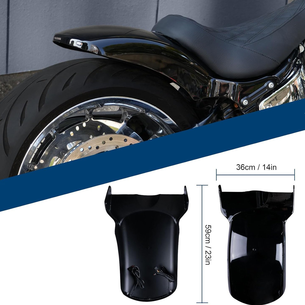 Premium-Motorcycle Custom World Diamond Bobber Seat Fat Boy Breakout 2018+
