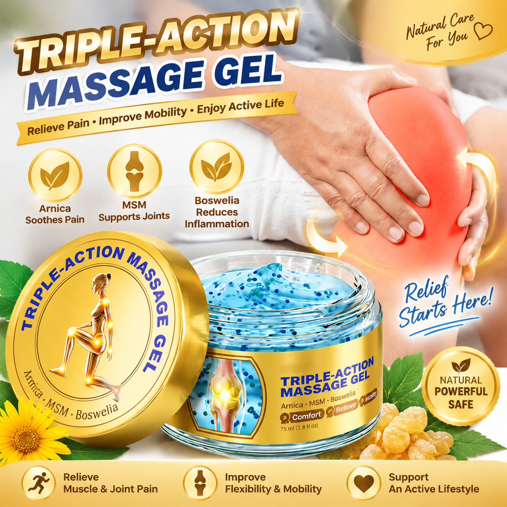 75ml Arnica Gel – บาล์มสมุนไพรทําความเย็นสําหรับการนวดเท้า