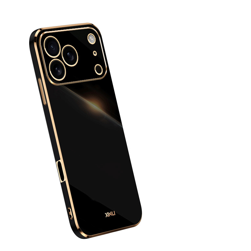หรูหรา 6D ชุบสําหรับ iPhone 17 Pro สําหรับ iPhone 17 Pro Max ฝาครอบ Soft Silone เคสกันกระแทกกันชน