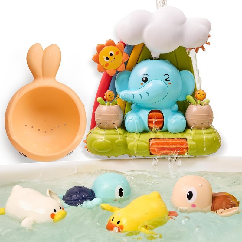 TUMAMA ของเล่นอาบน้ํา - สวน & Elephant Shower Bathtime