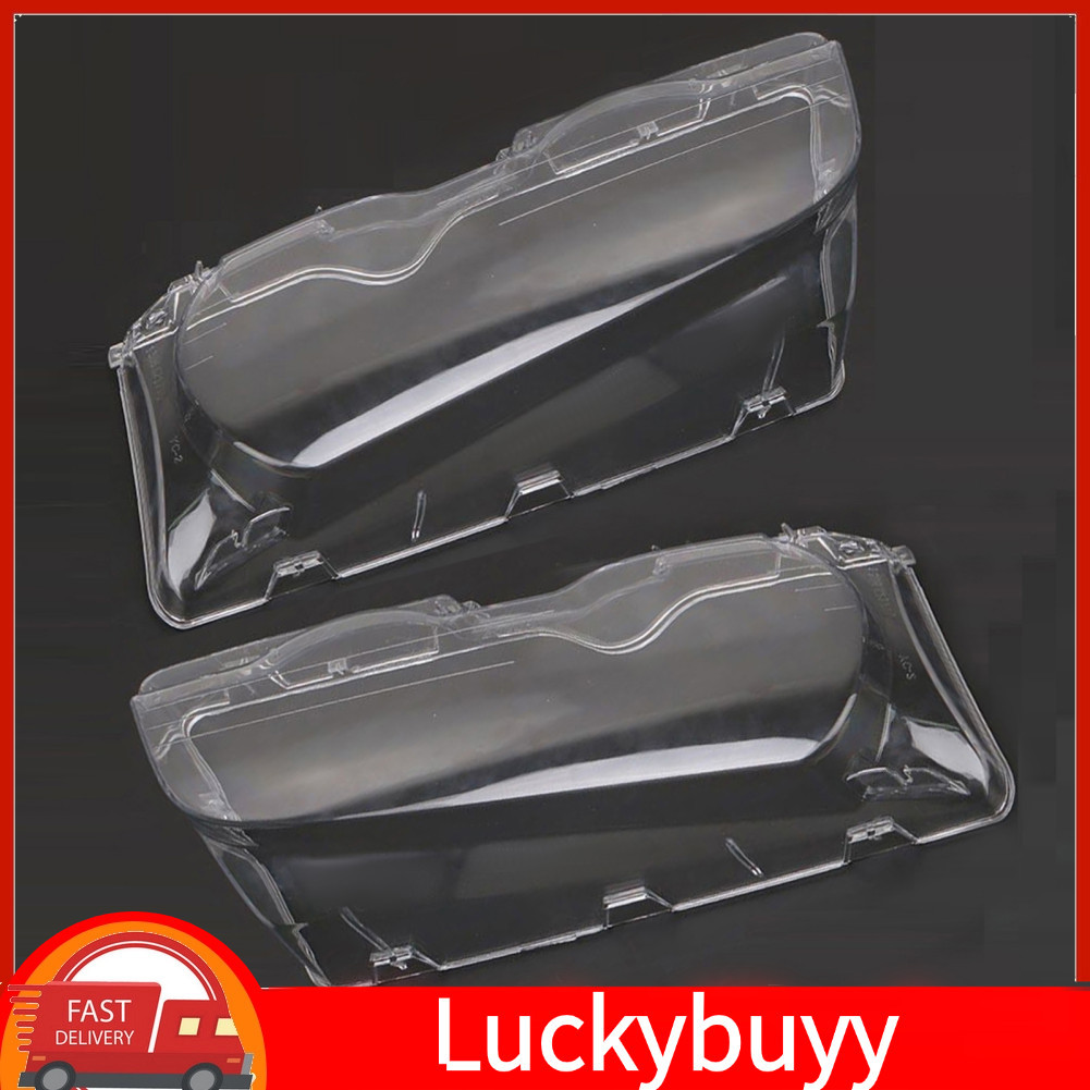 Luckybuyy ฝาครอบเลนส์ไฟหน้าสำหรับ BMW E46 2DR M3 325Ci 01-06 Base Coupe 2 ประตู 1999-03 เปลี่ยนซ้ายข