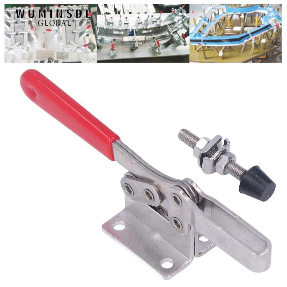 WUMINSDL Toggle Clamp, Adjustable Silver Welding Toggle Clamp, Accessories Antislip Hand Toggle Clam