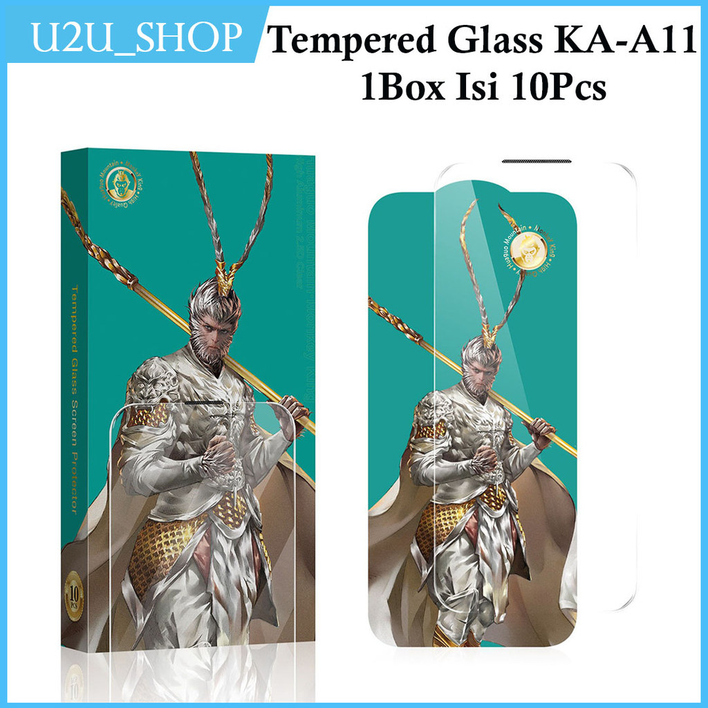 1 กล่องคอนเทนติส 10PCS KA-A11 กระจกนิรภัย Monkey King Bening สําหรับ Vivo Iqoo Neo 10 Y1s Y30 Y30i Y
