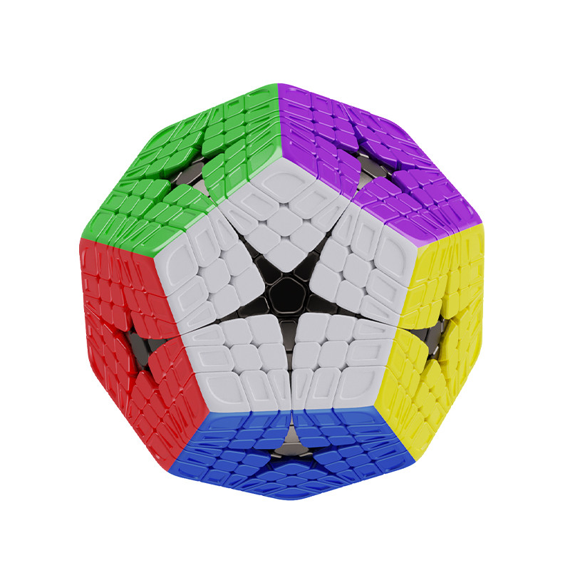 YuXin HuangLong 6x6 Kilominx Cube Dodecahedron Megamin Magic Cube Professional Speedcubing Cube ปริศ