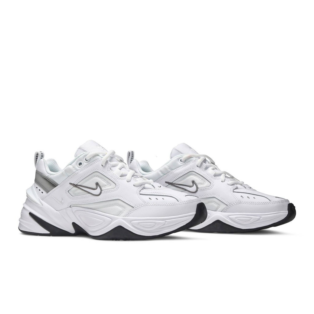 รองเท้า M2K Tekno สําหรับผู้หญิง สีขาว และสีเทา