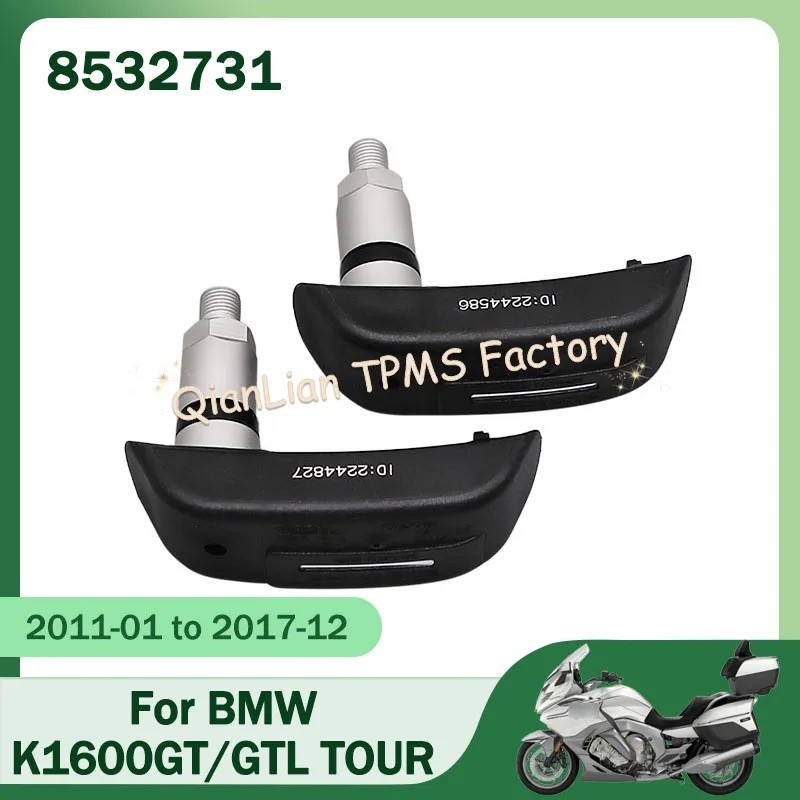HZY 2 ชิ้น 8532731 อุณหภูมิยาง TPMS เซ็นเซอร์ความดันสําหรับ BMW F700GS ENDURO F800GT TOUR F800R F800