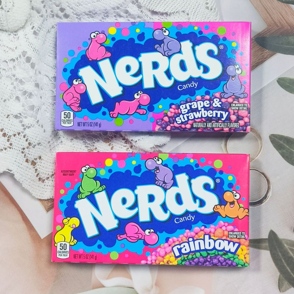 สไตล์ใหม่นําเข้าจากสหรัฐอเมริกา NeRds Candy NeRds Candy Vicaras Taste Rainbow Granules Candy รสน้ําผ