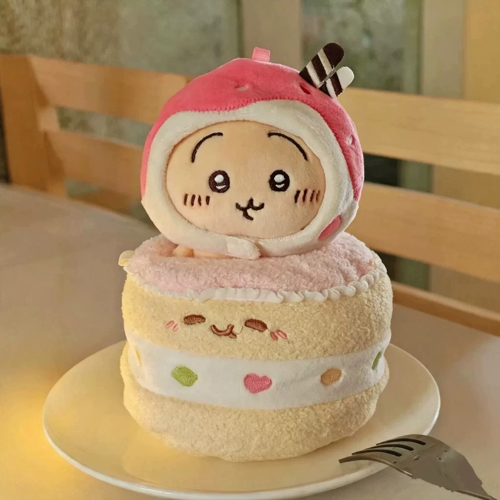 Chiikawa chikawa เค้กวันเกิดพุดดิ้ง Chiikawa chiikawa ตุ๊กตาตุ๊กตาของขวัญหญิง