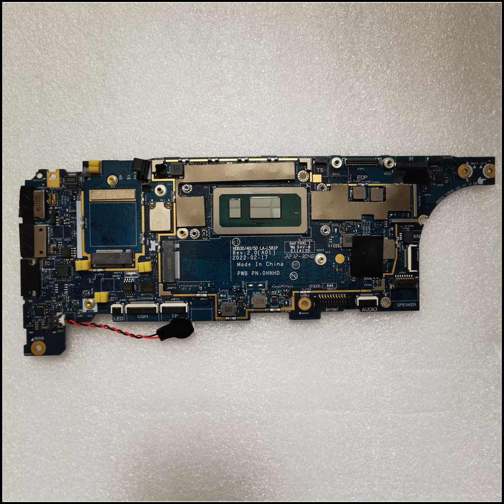 ต้นฉบับ DELL Dell Latitude 7430 7330 เมนบอร์ด LA-L581P I5