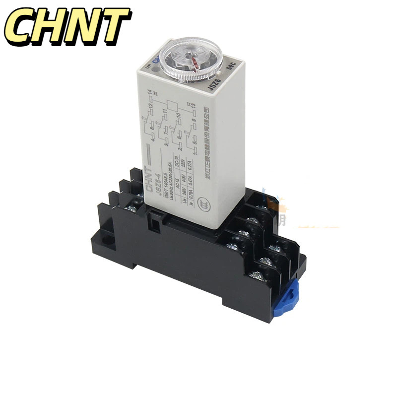CHNT H3YJSZ6-4/2 เปิด Delay 1 รีเลย์เวลาขนาดเล็ก 12V โวลต์ 24V220V AC 5 วินาที M60