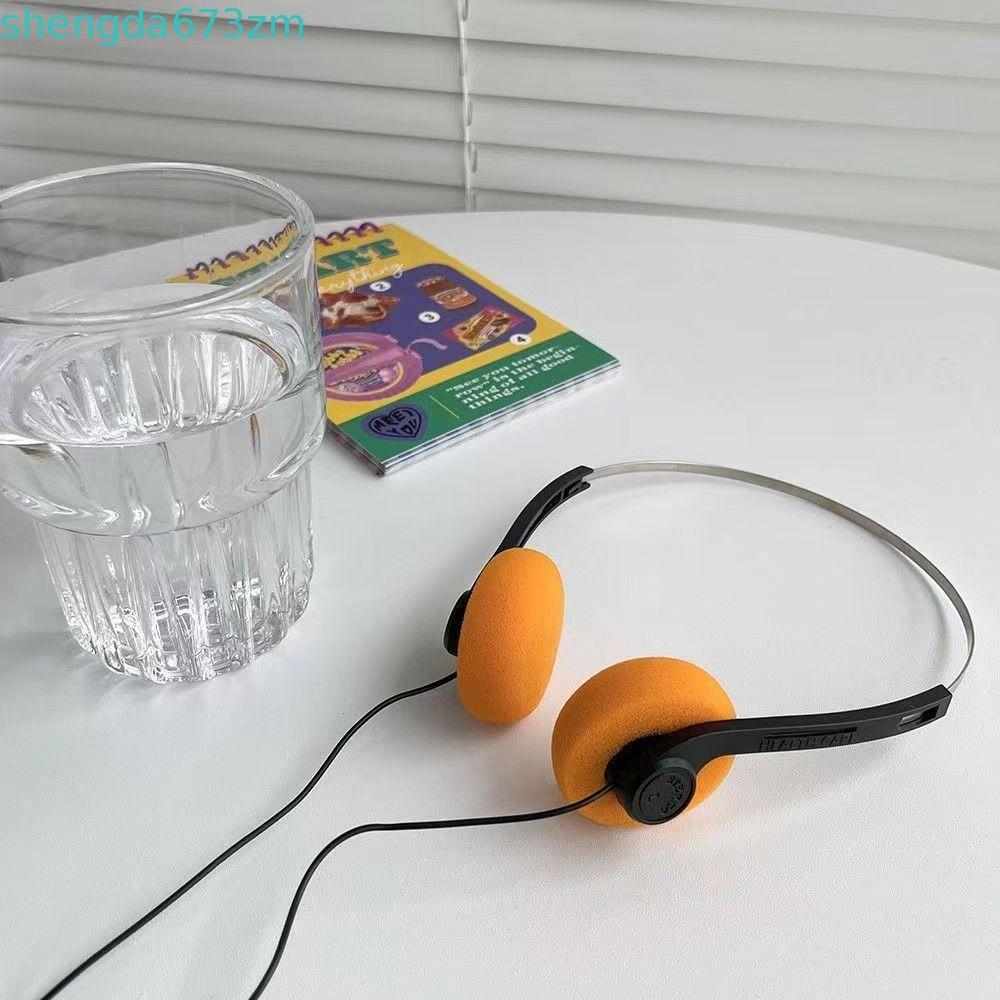 SHENGDA Retro Feelings Headphone, Wired Vintage Underwire Headphone, Fashion Over Ear 3.5mm 80s 90s 