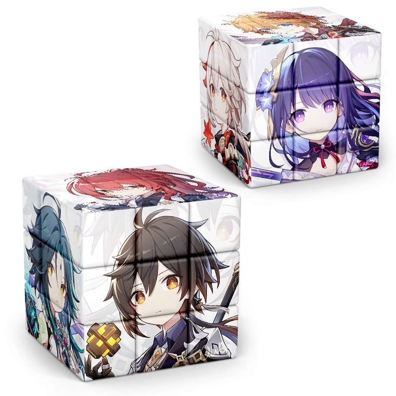 2026 สินค้าใหม่อันดับสาม Rubiks Cube Genshin Rubiks Cube อะนิเมะการ์ตูนสติปัญญา Rubiks C20260830