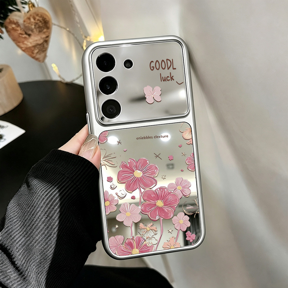 Mirror เคส For Samsung S26 Ultra A17 A07 A06 A16 A15 A54 S25 FE S24 S23 A56 5G A57 A55 A37 A05s A53 A52 A36 A35 A14 A26