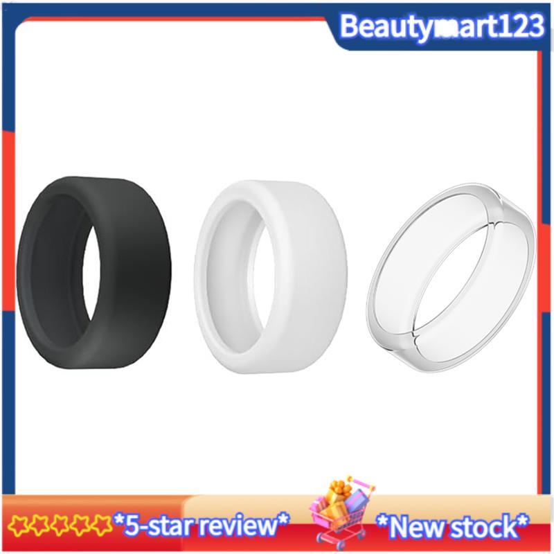 BMSilicone แหวนป้องกันสําหรับแหวน, 3 แพ็คยืดหยุ่นแหวนสําหรับ Ring Gen 3 สําหรับ Working Out (S (6/7/