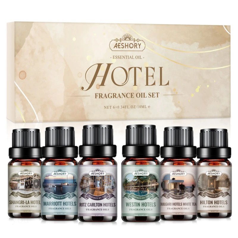 Aisure Hotel Series Diffuser Essential Oil Set6ผสมน้ํามันหอมระเหยสําหรับ ดิฟฟิวเซอร์ # บรรยากาศฤดูร้